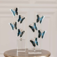 Maison-Sinature-Dekorativne-figure-papillon-Bleu Maison Sinature Dekorativne figure papillon Bleu