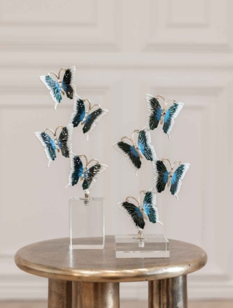 Maison Sinature Dekorativne figure papillon Bleu