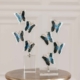 Papillon Bleu 4 Maison Sinature Dekorativne figure papillon Bleu